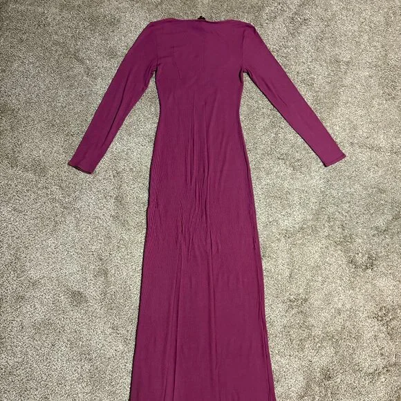 Skims soft lounge long sleeve dress - Picture 2 of 3
